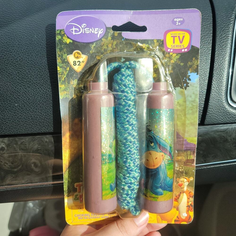 Vintage Disney Tigger and Pooh Jump Rope NEW